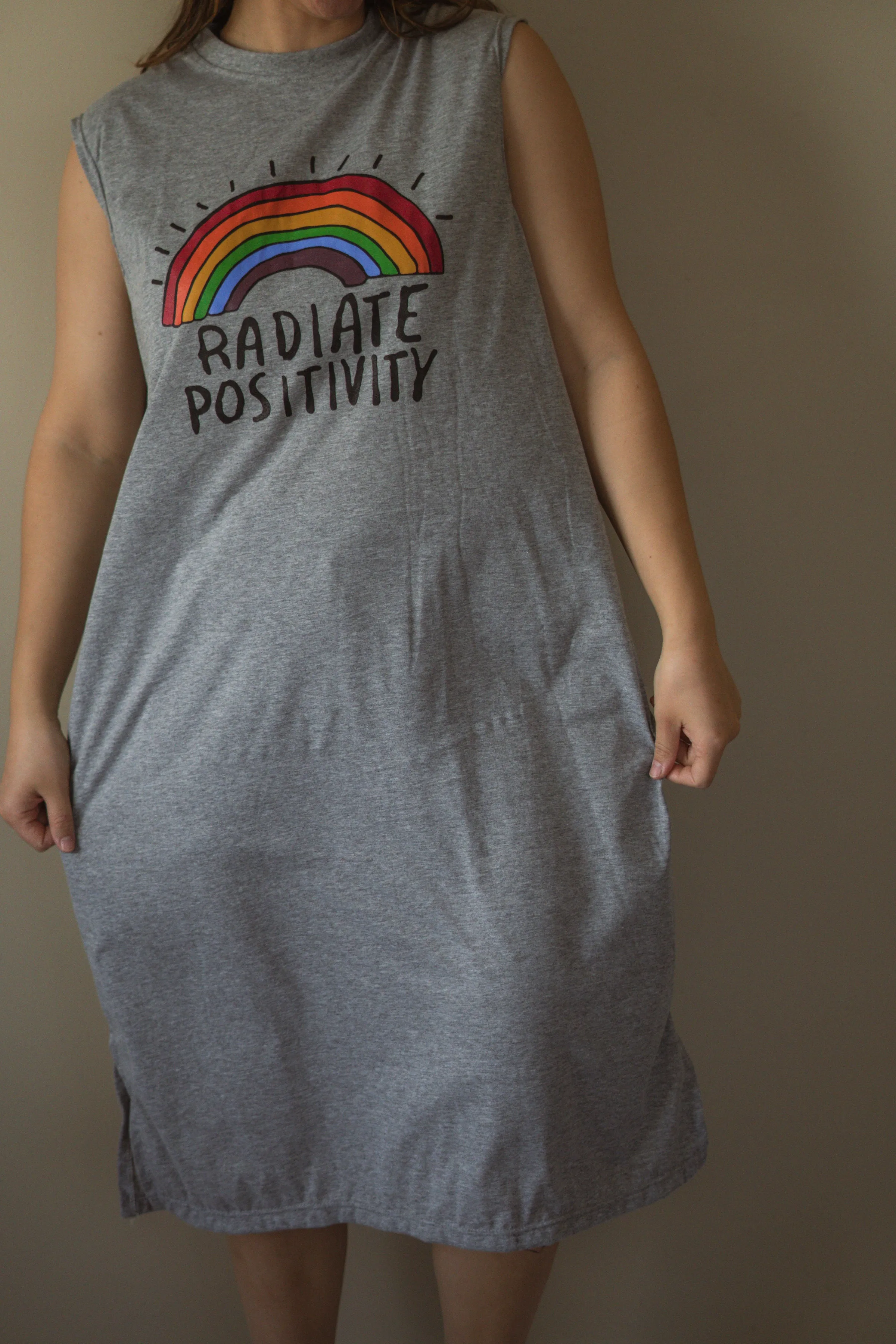 Rainbow Sleeveless Dress