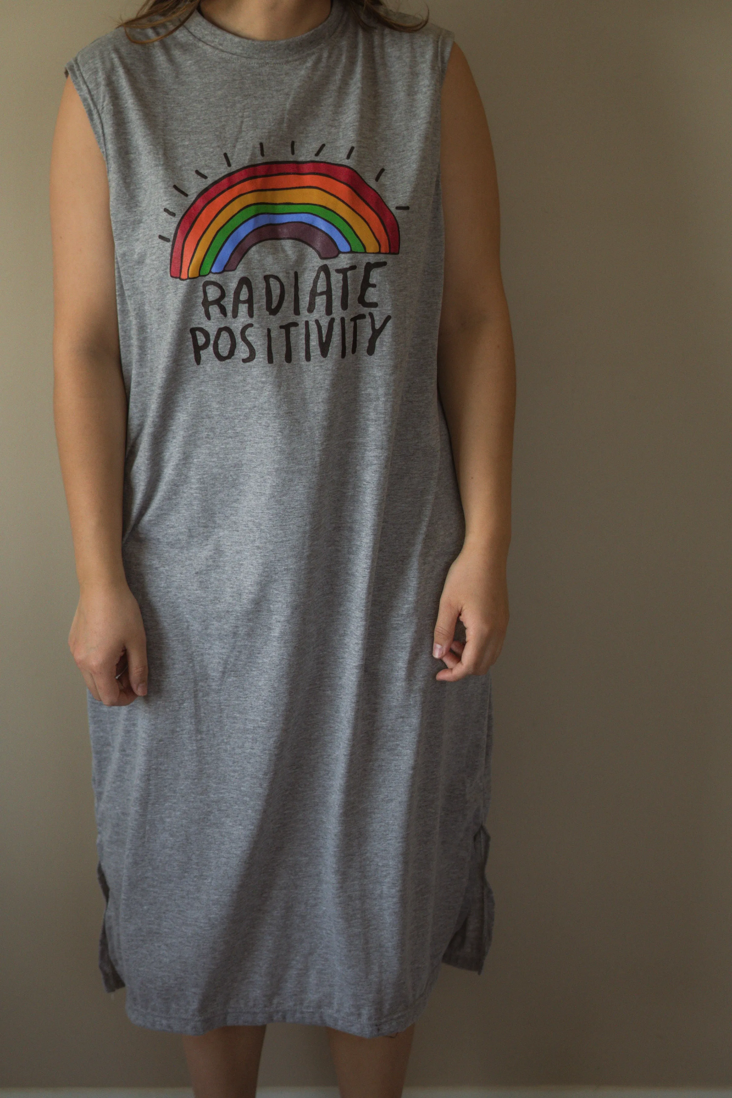 Rainbow Sleeveless Dress