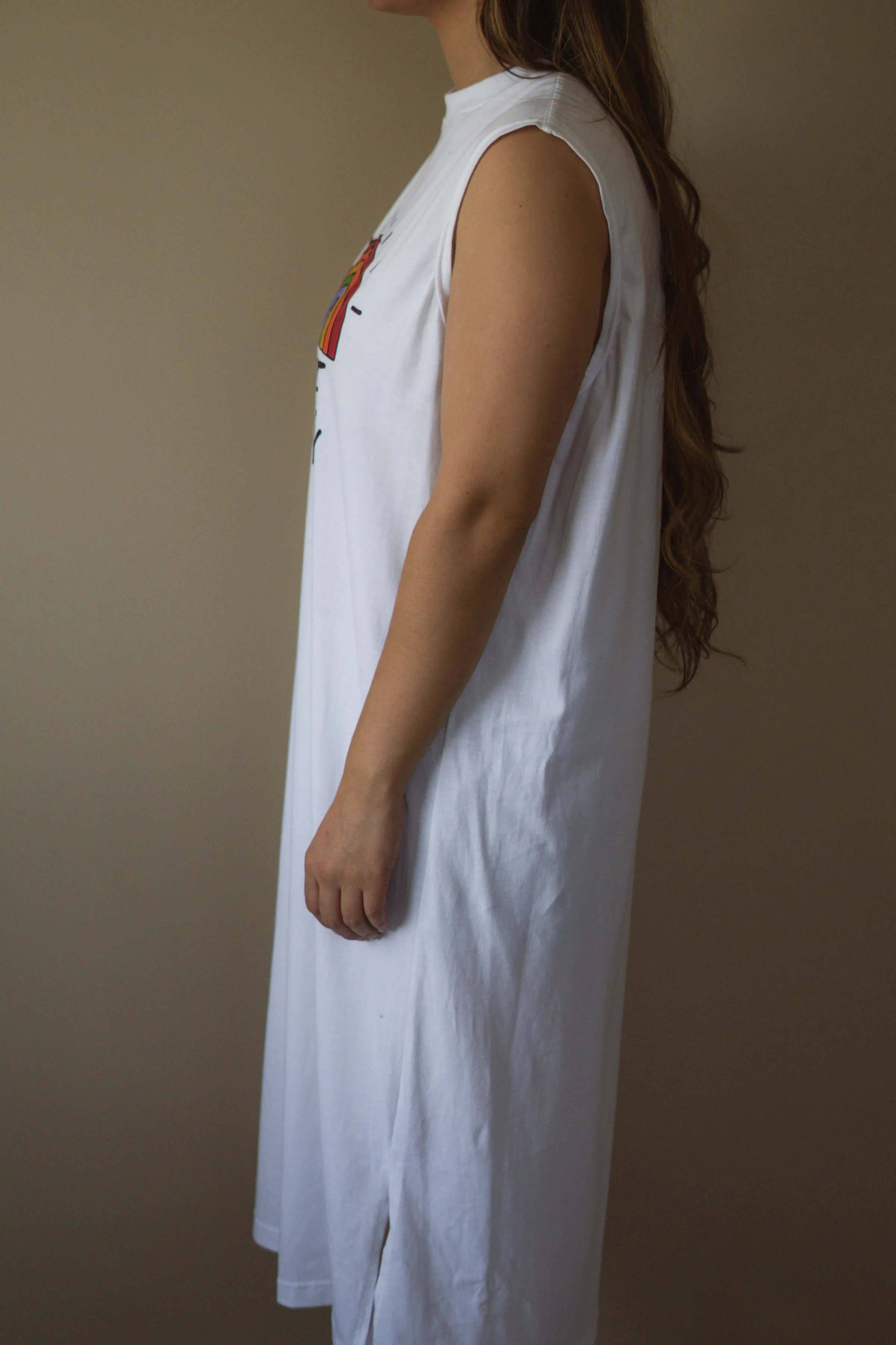 Rainbow Sleeveless Dress