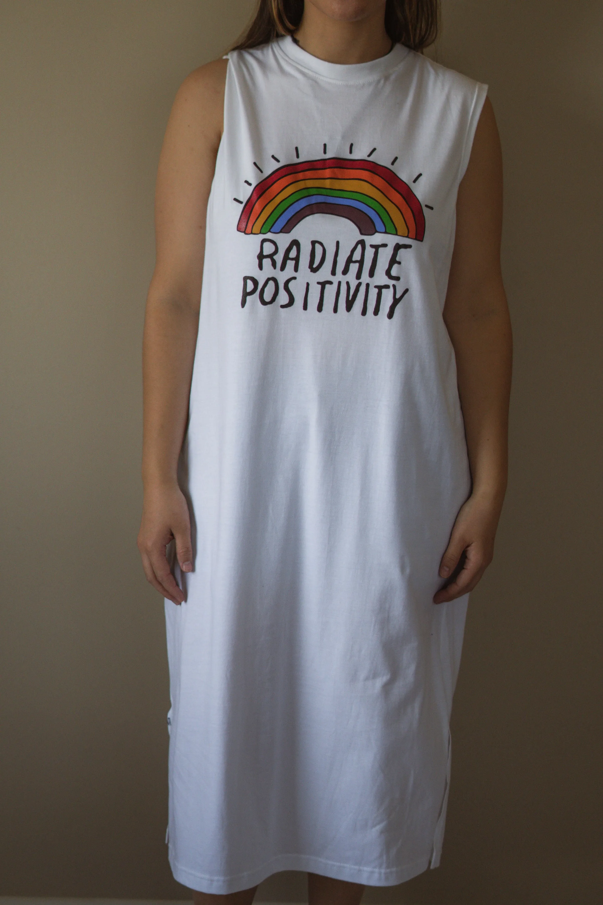 Rainbow Sleeveless Dress