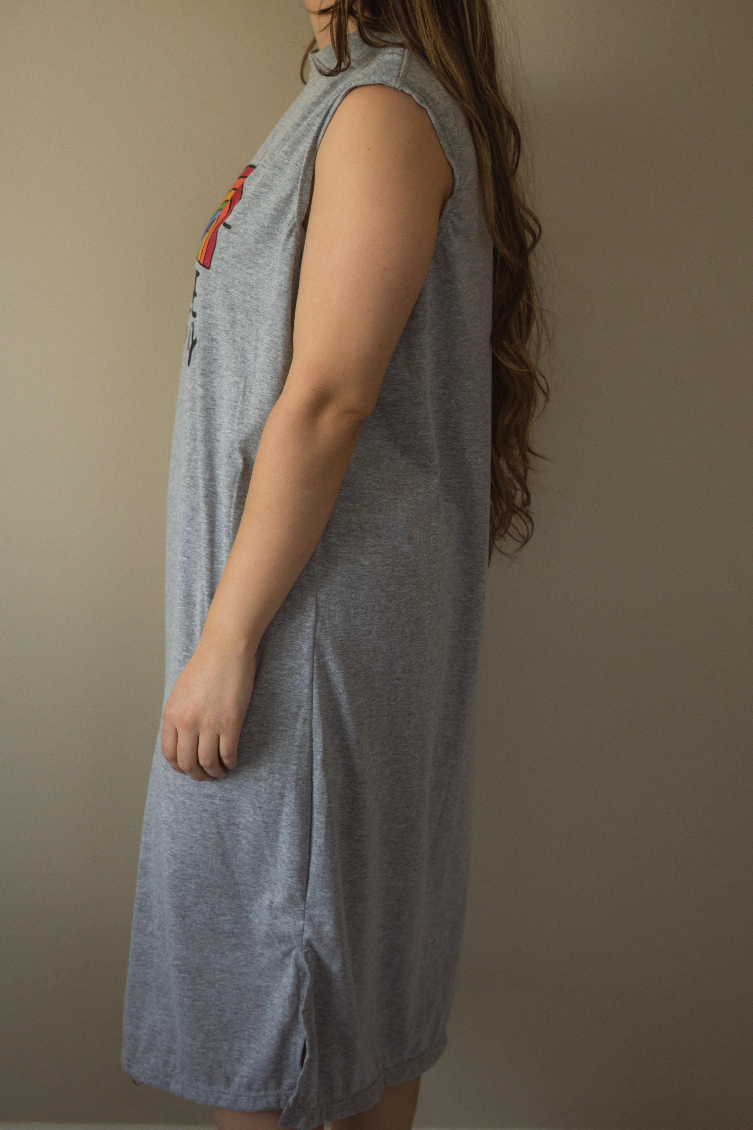 Rainbow Sleeveless Dress