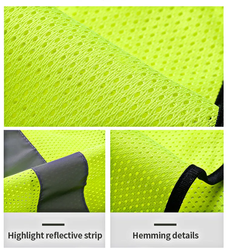 Reflective vest multi pockets for work(MJ-S12)