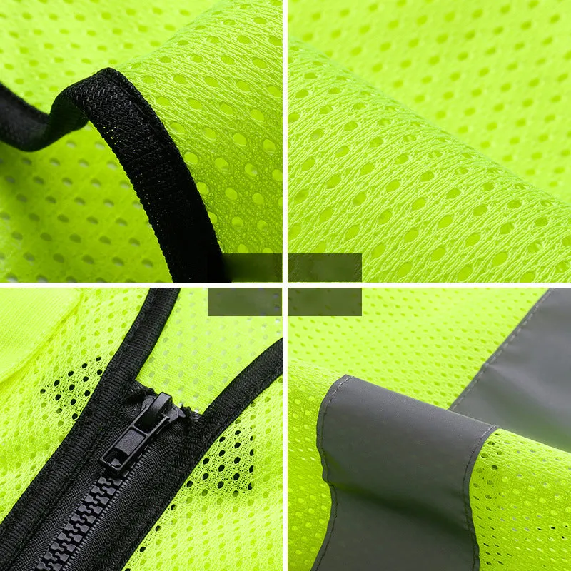 Reflective vest multi pockets for work(MJ-S12)