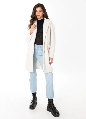 Relaxed Teddy Overcoat