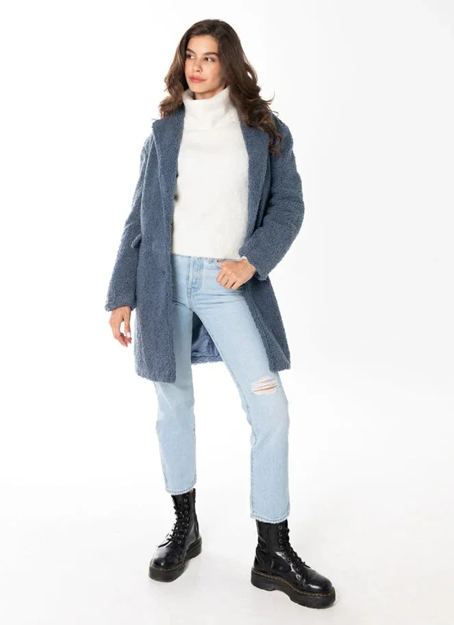 Relaxed Teddy Overcoat