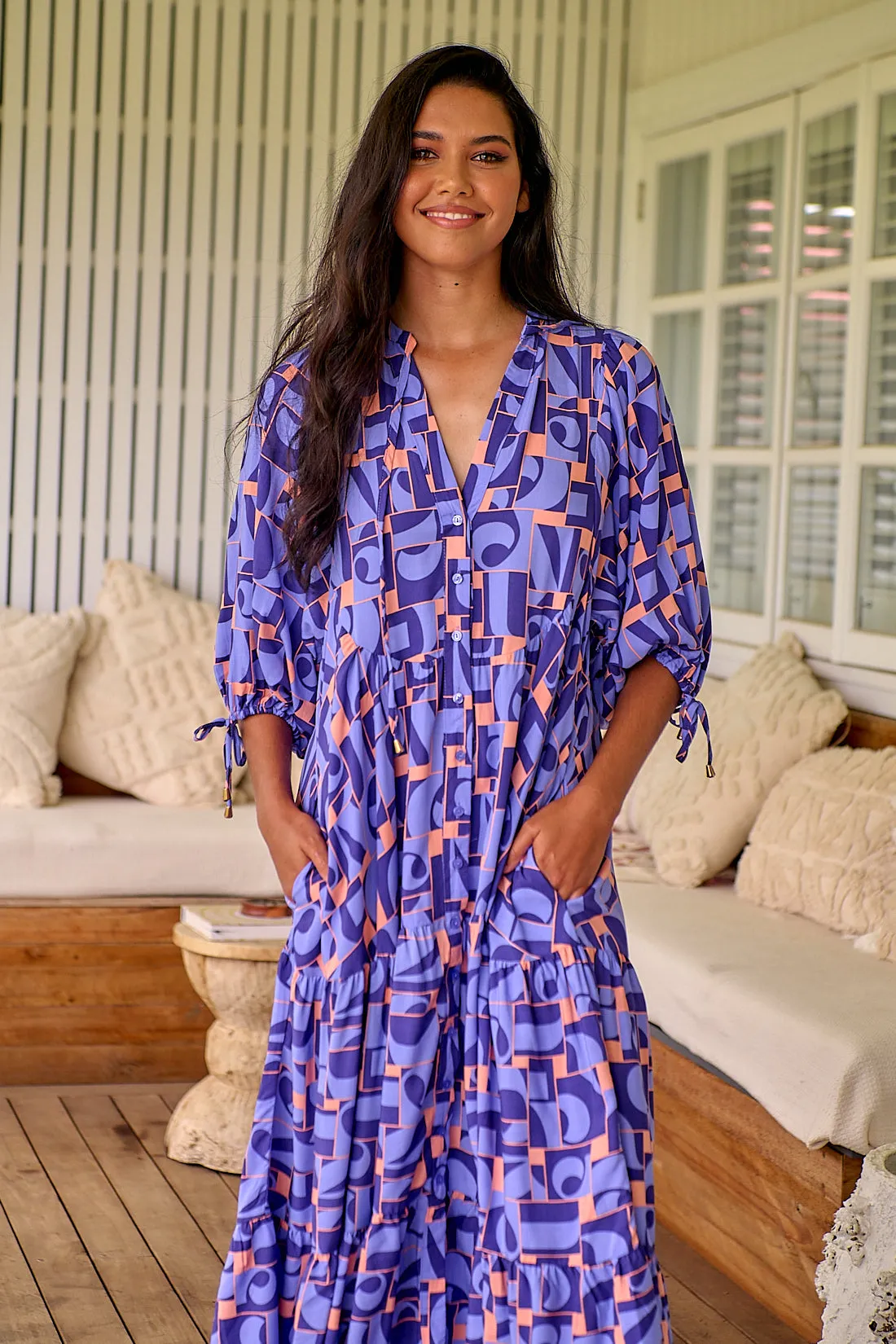 Ria Midi Dress - Abbi