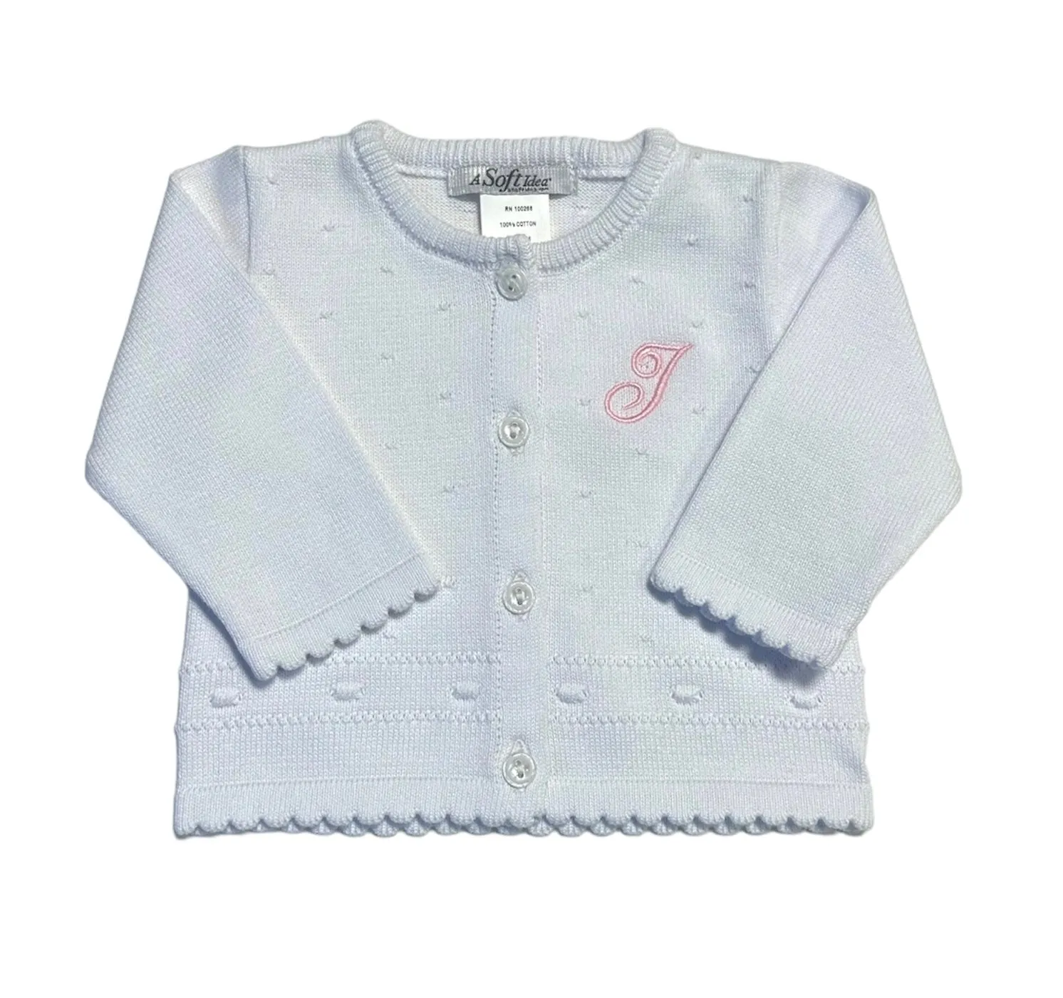 Round Neck Baby Cardigan