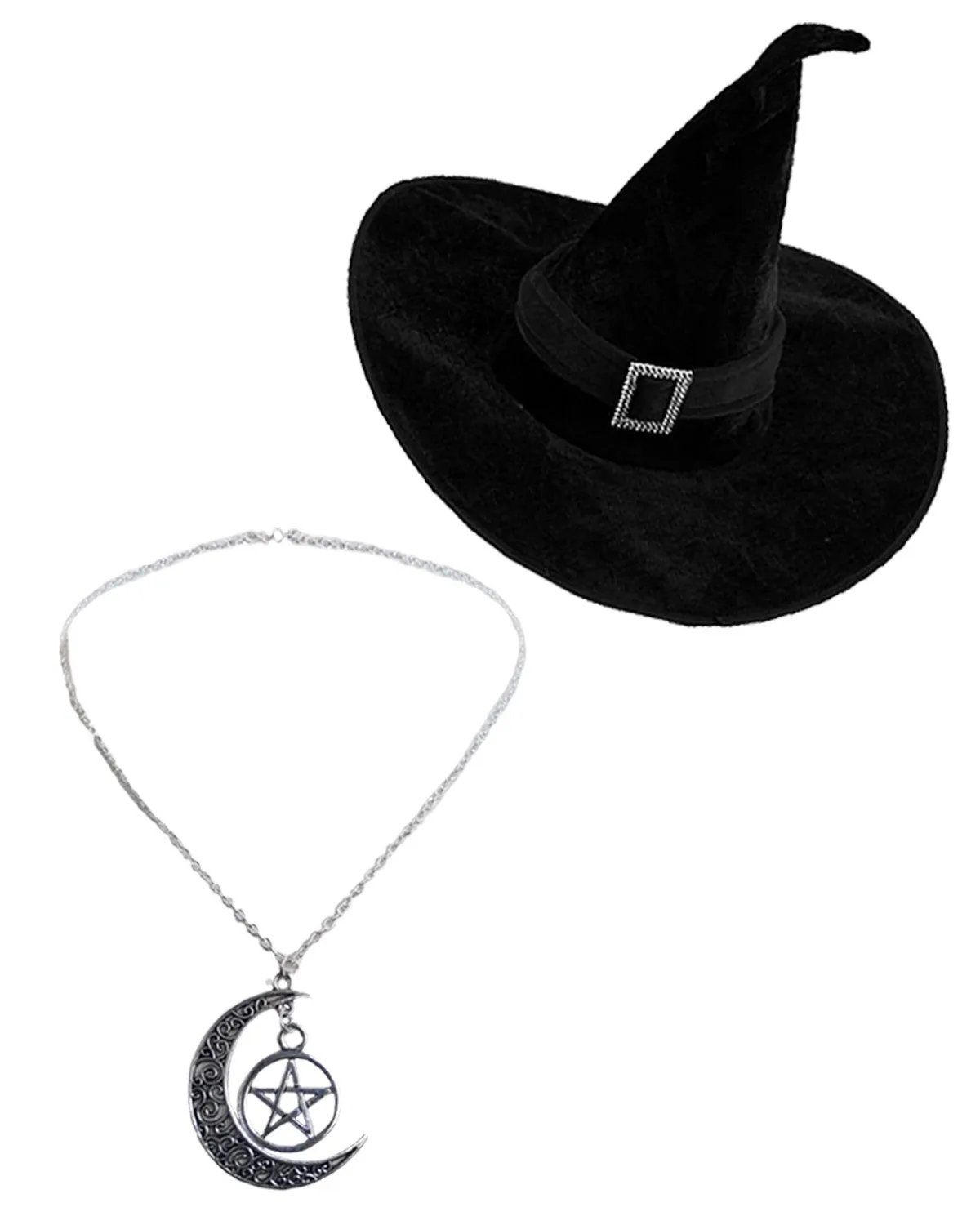 Spellcaster Witch Costume with Renaissance Top, Midnight