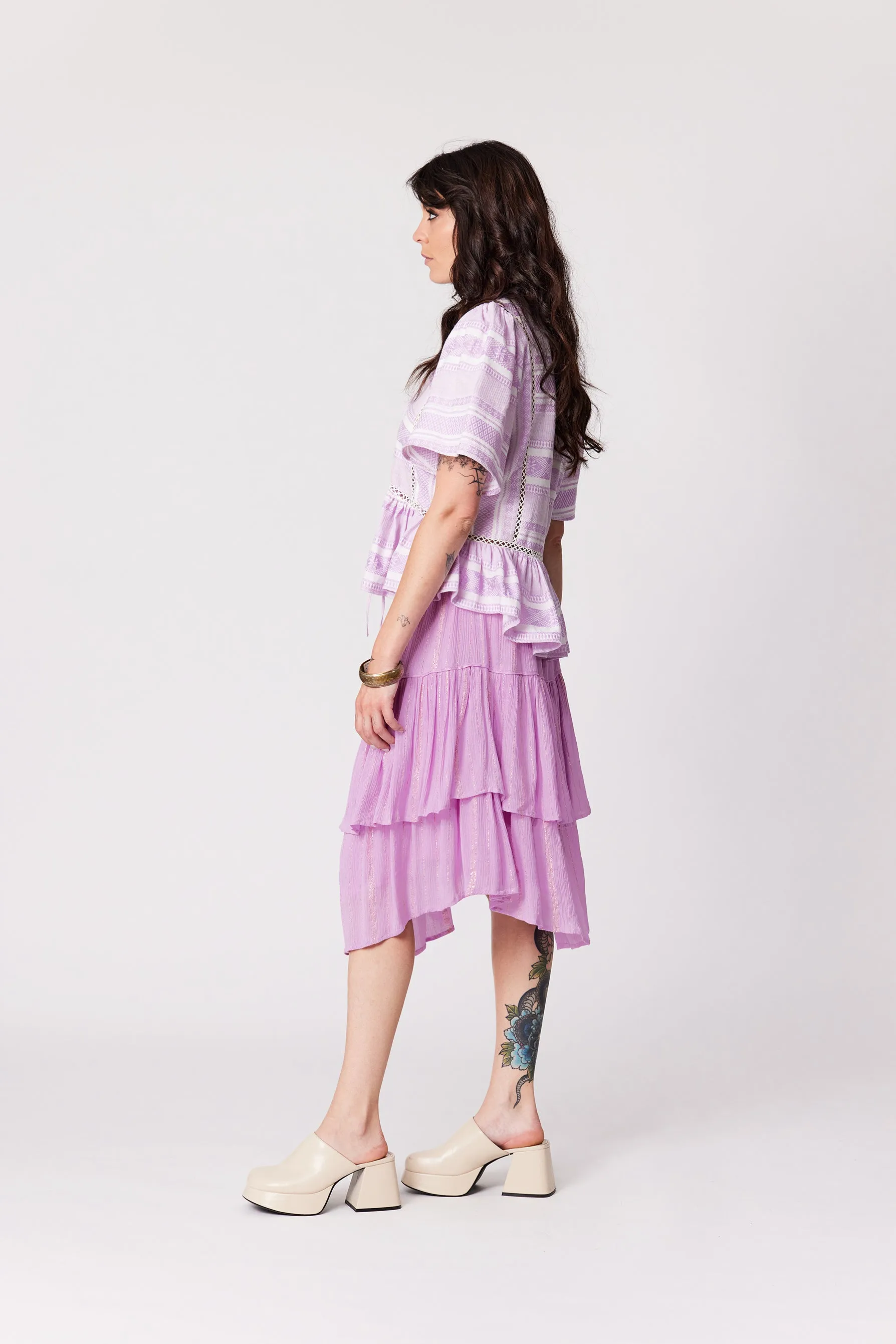 Spirit Skirt - Lilac/Gold