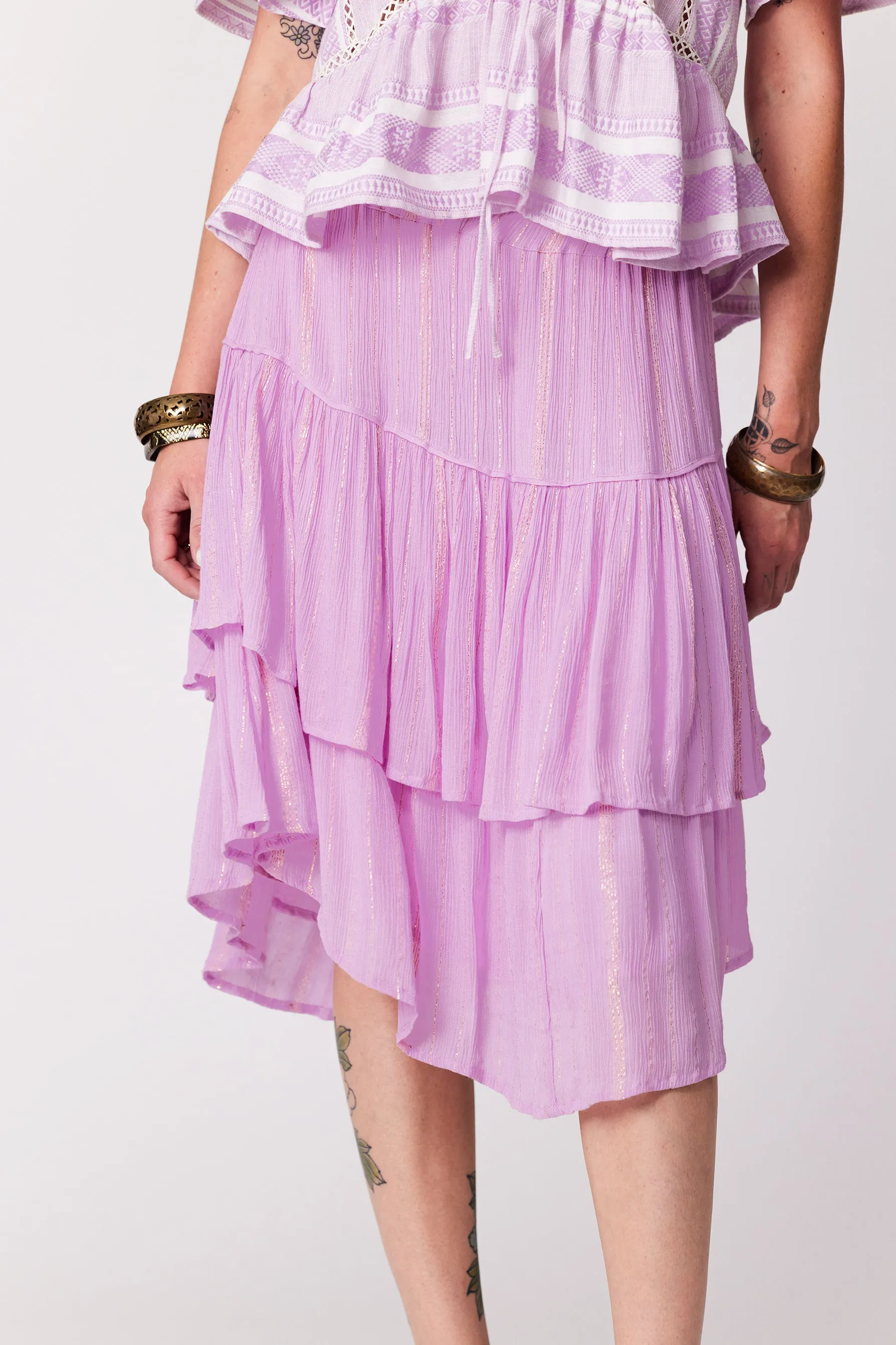 Spirit Skirt - Lilac/Gold