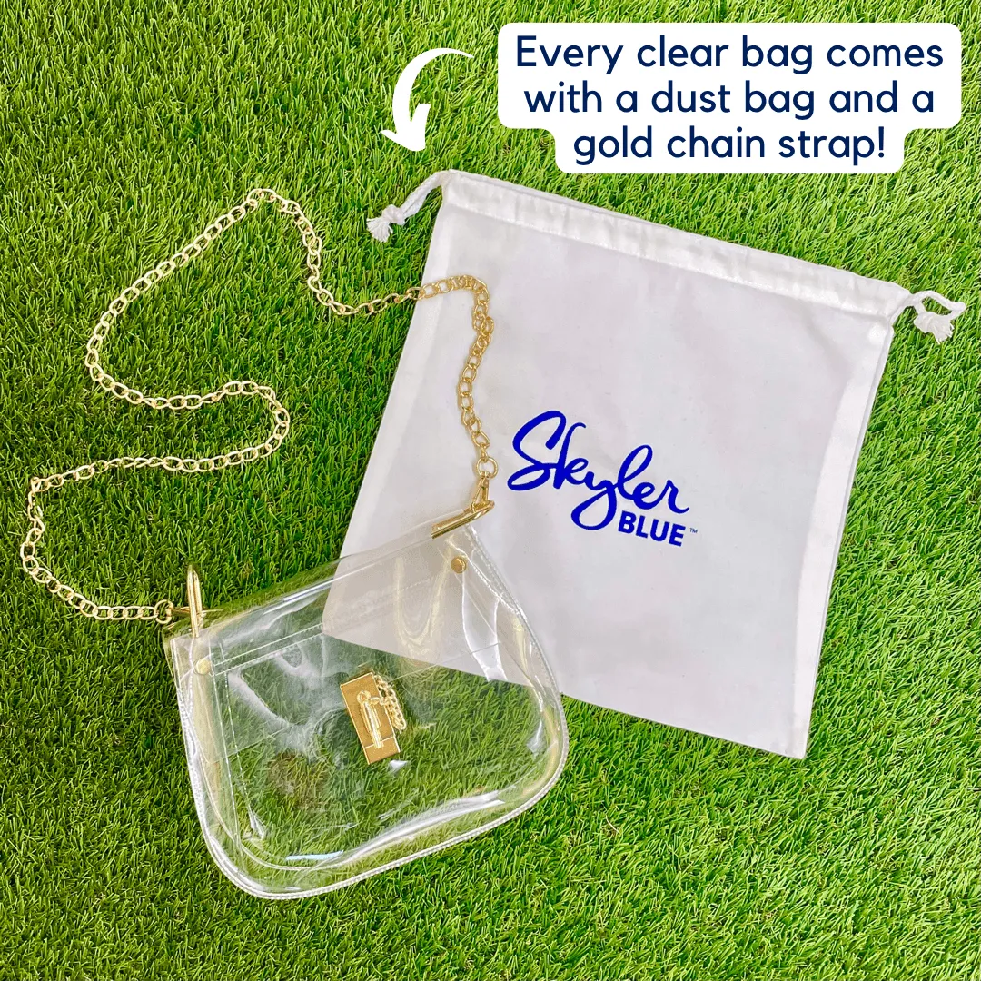 The Fayetteville Clear Medium Saddle Bag