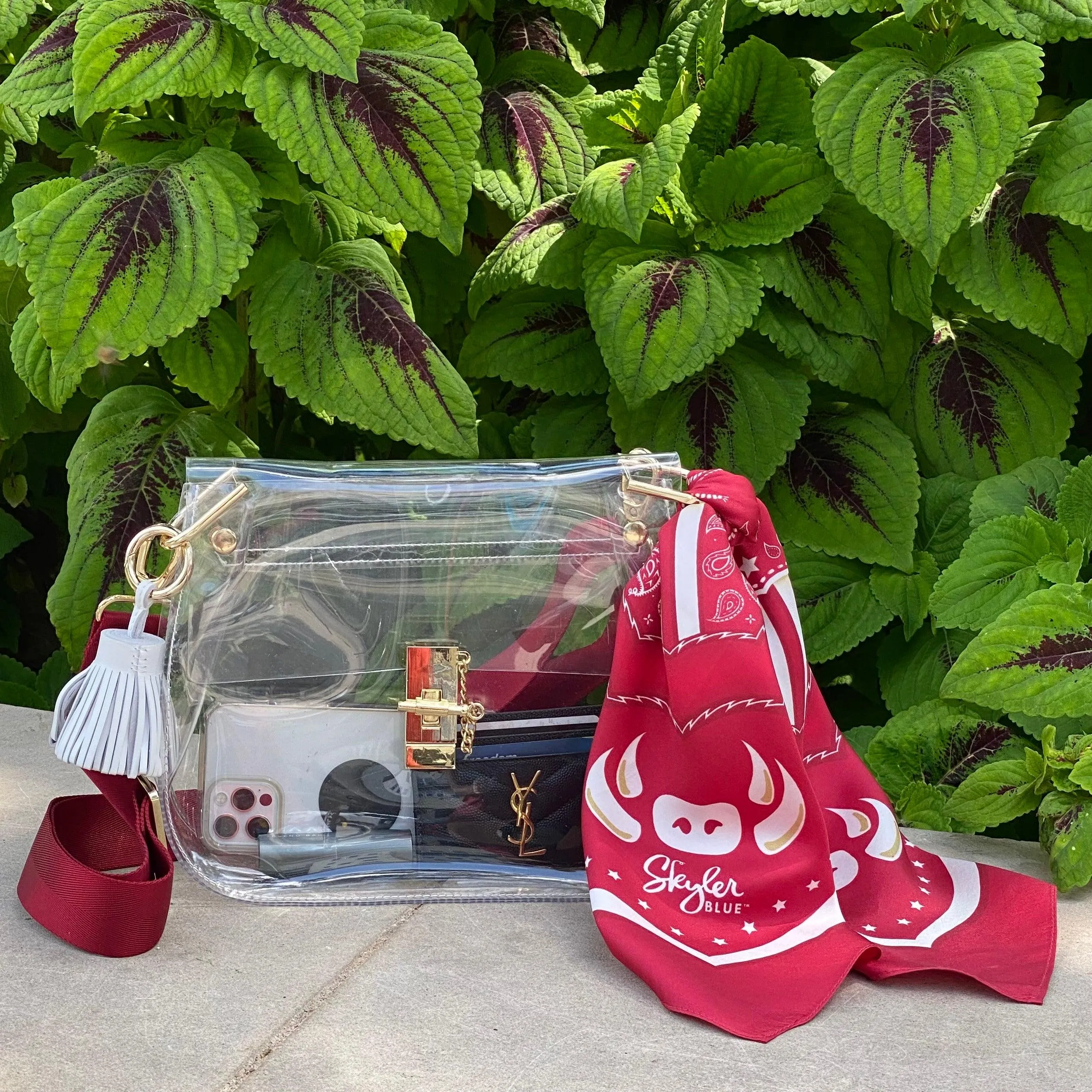 The Fayetteville Clear Medium Saddle Bag