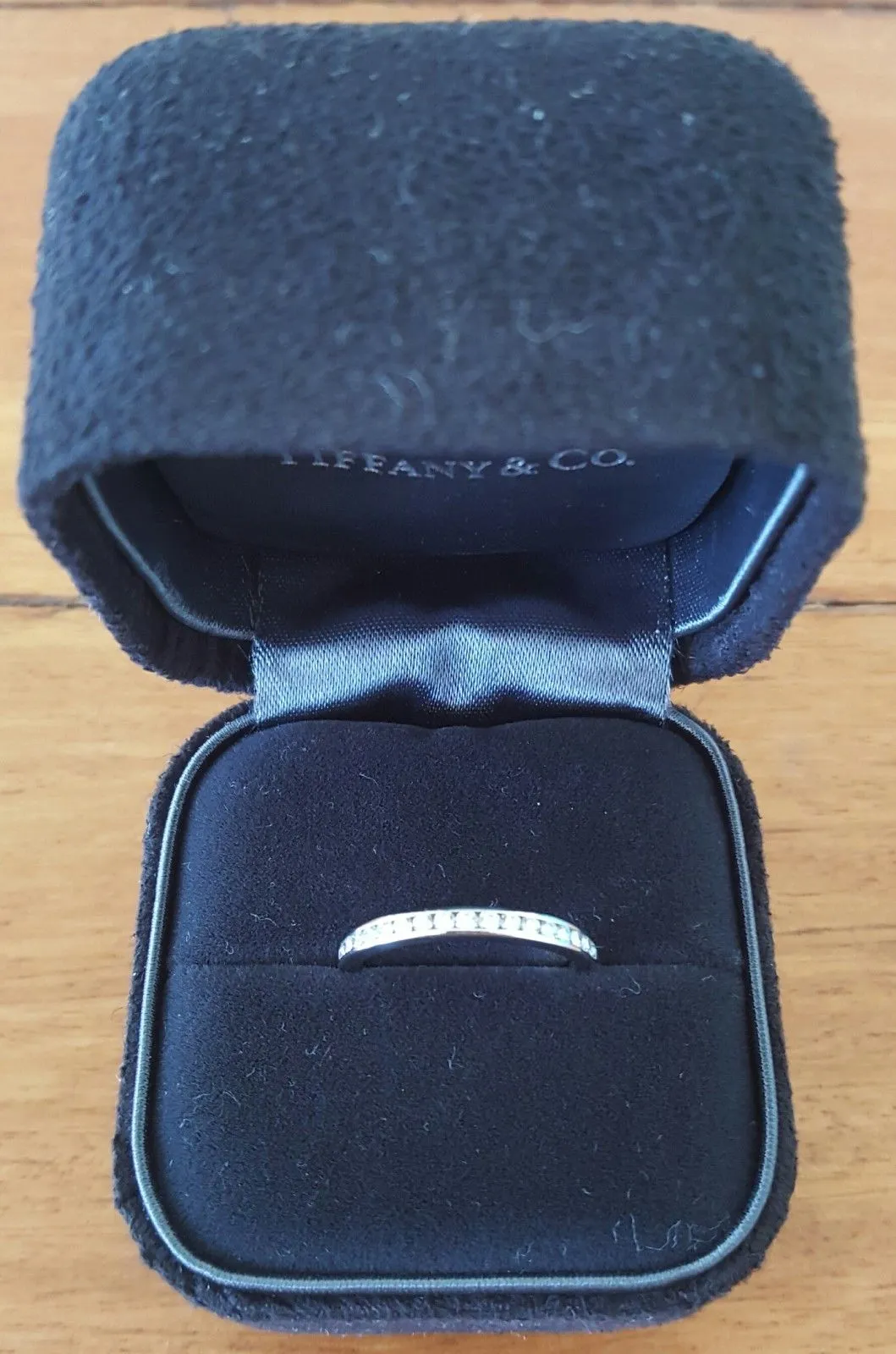 Tiffany & Co. 0.17tcw Diamond Half Eternity/Wedding/Anni Band Platinum RRP $3800