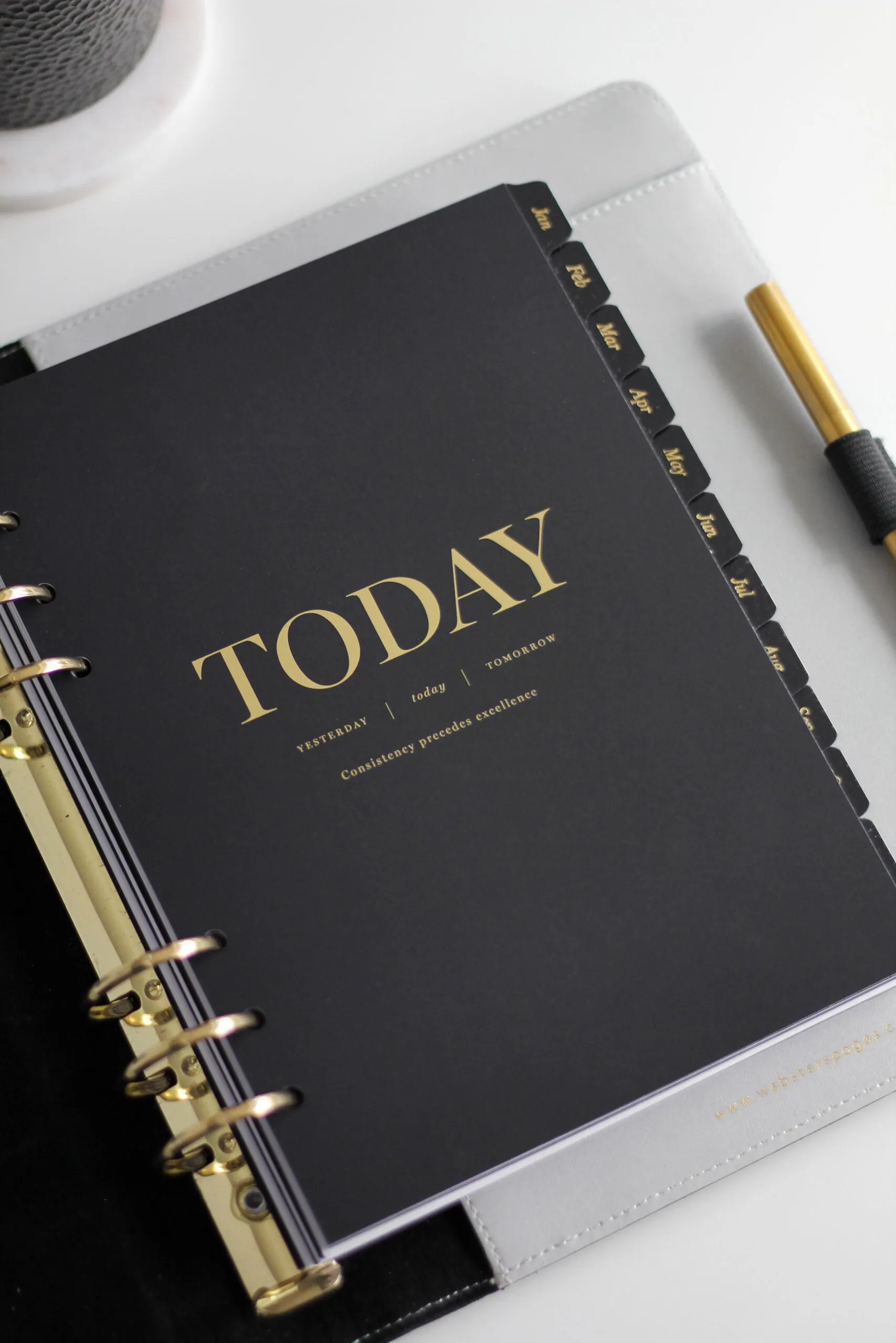 Today Gold Foil Planner Dashboard