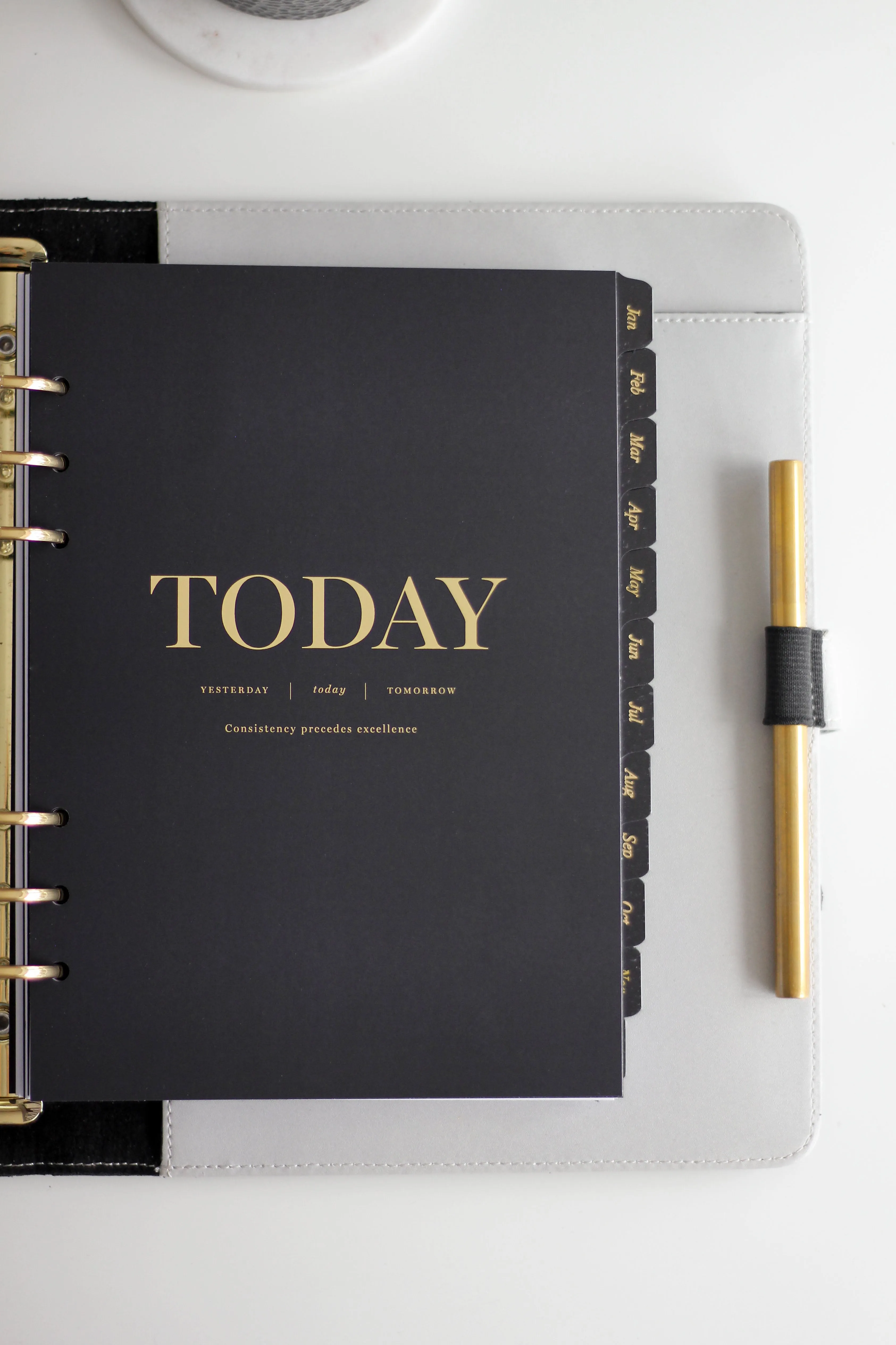 Today Gold Foil Planner Dashboard