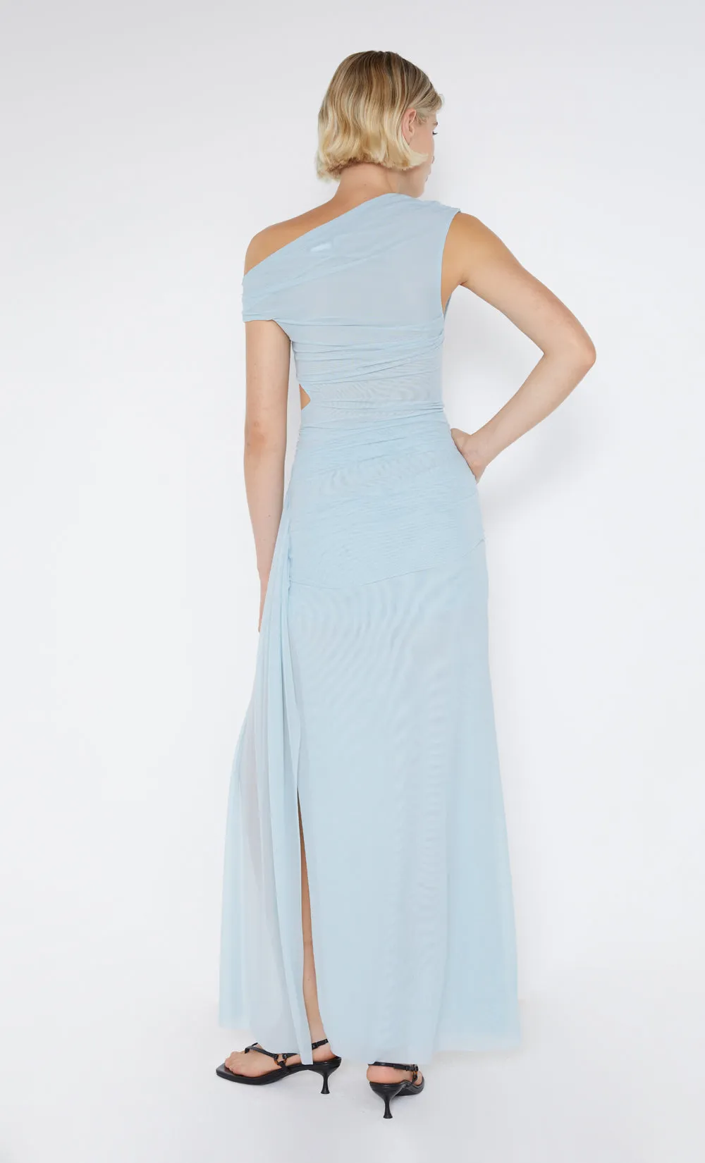 VICTORIA ASYM DRESS - SKY BLUE