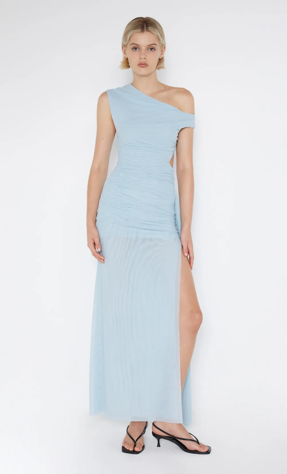 VICTORIA ASYM DRESS - SKY BLUE