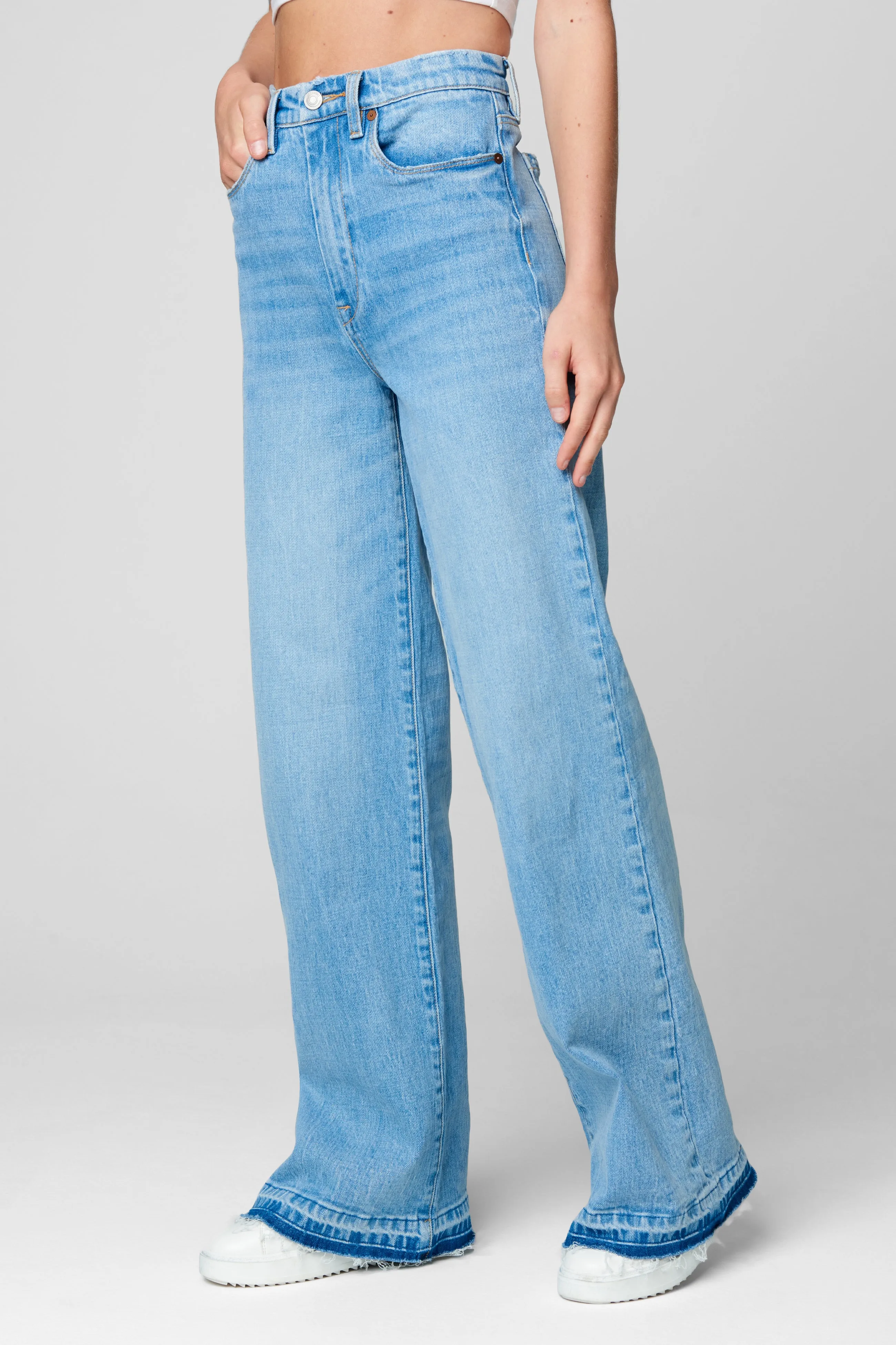 Warm Celebration Wide Leg Blue