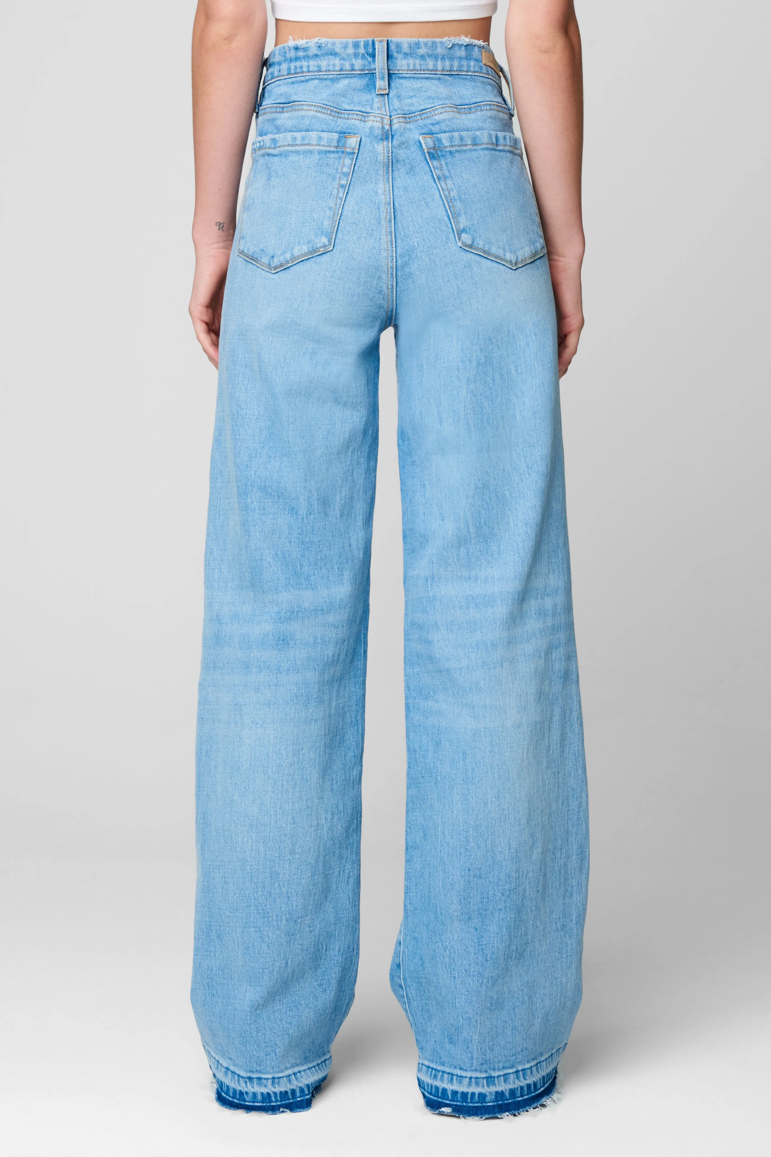 Warm Celebration Wide Leg Blue