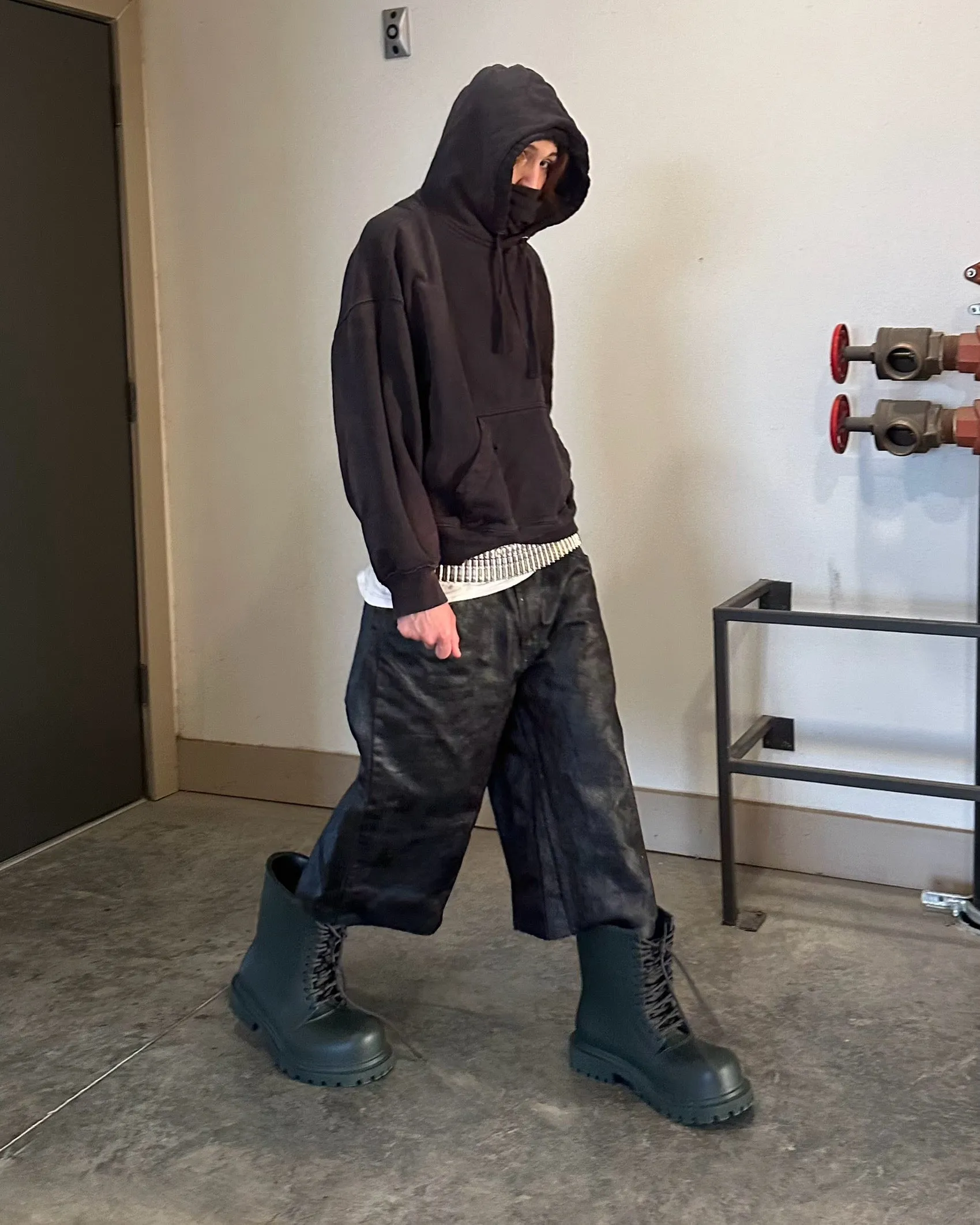 WAXED Baggy 3/4 Denim Shorts