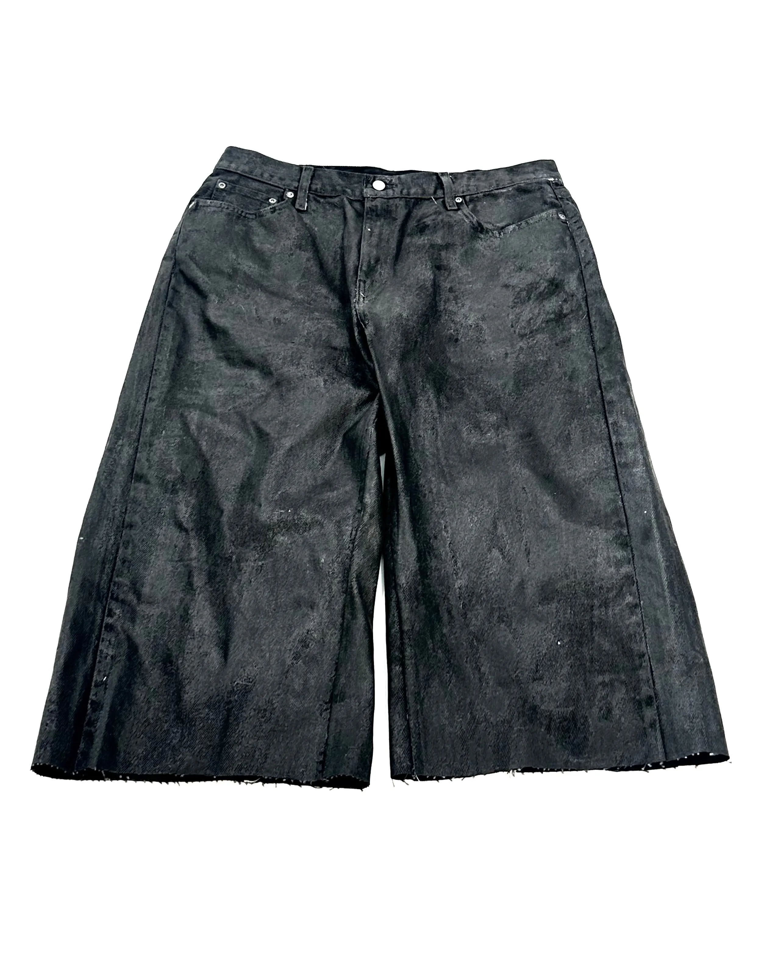 WAXED Baggy 3/4 Denim Shorts